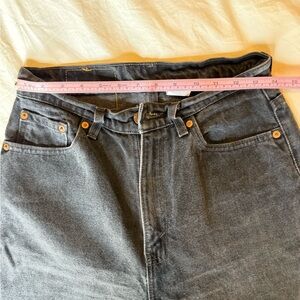 Women’s Dark Grey Levis 512 Tapered Leg Slim Fit Jeans